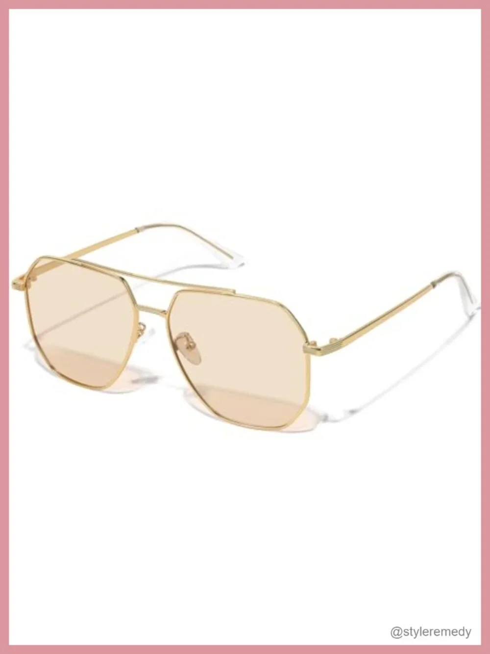 Retro Oversized Aviator Sunglasses Polarized UV400 Metal Frame for Women Men